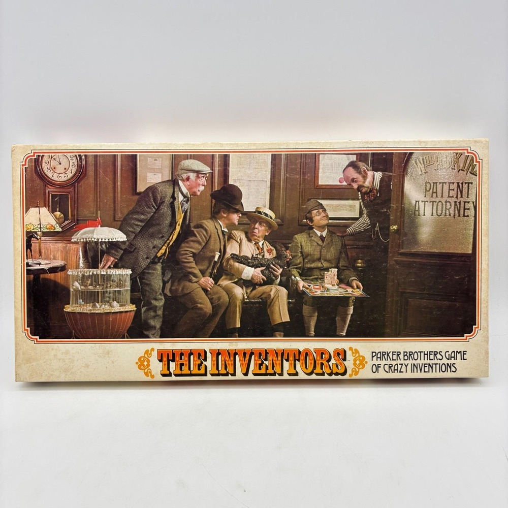 VINTAGE The Inventors COMPLETE Parker Brothers 1974 Game of Crazy Inventions